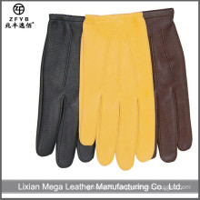 Men's Dress deerskin leather motorcycle leather gloves,gloves for driving